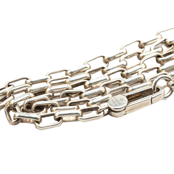 Gucci Interlocking G Necklace SV925 Silver Women's GUCCI - Picture 2 of 5